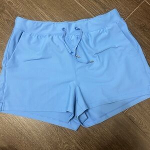 Old Navy Blue Athletic Shorts Lightweight Elastic Waist